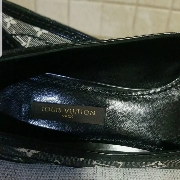 LOUIS VUITTON Shoes Pumps Logo Monogram Size 34 /4 - Picture 9 of 12